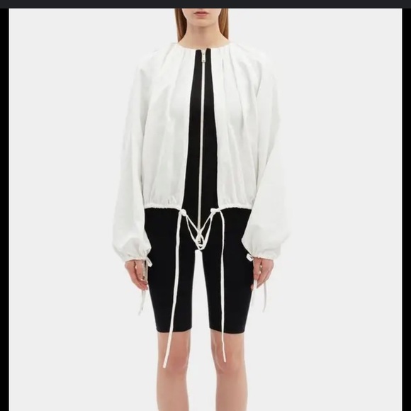 NWT VAARA  XS/S layered cape jacket. Black inside white out layer  $1680 - Picture 1 of 3